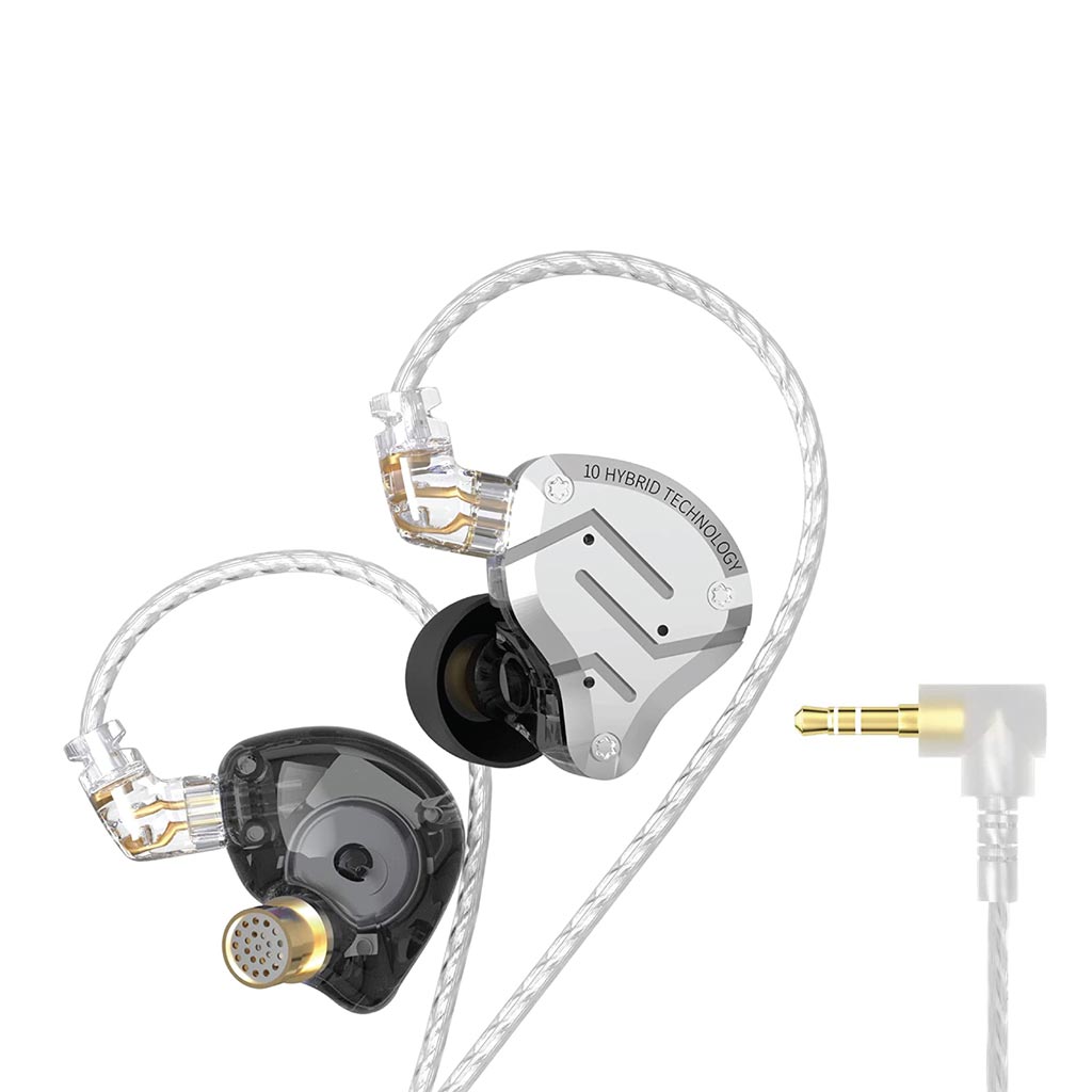 ConceptKart KZ ZS10 Pro Wired IEM Stone Black  wire