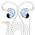 ConceptKart KZ ZS10 Pro Wired IEM Glare Blue with mic