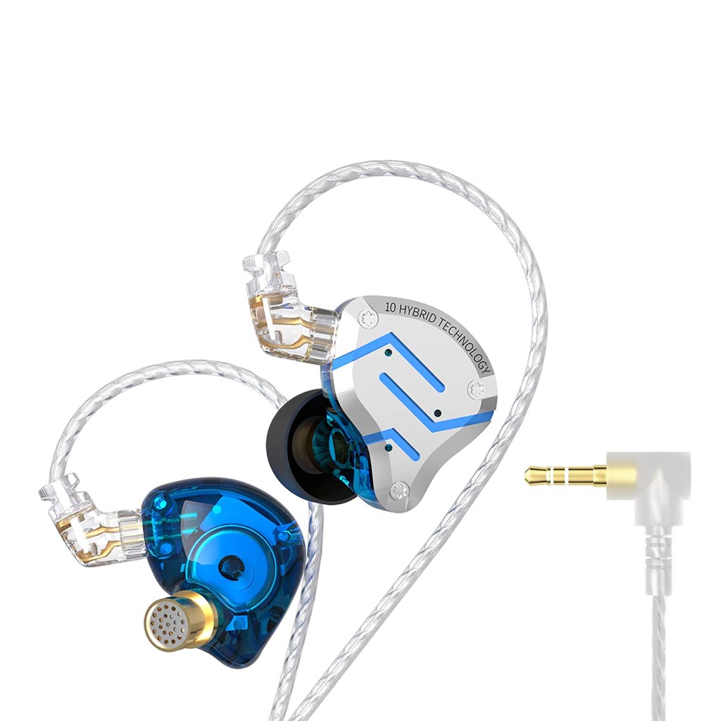 ConceptKart KZ ZS10 Pro Wired IEM Stone Black plug