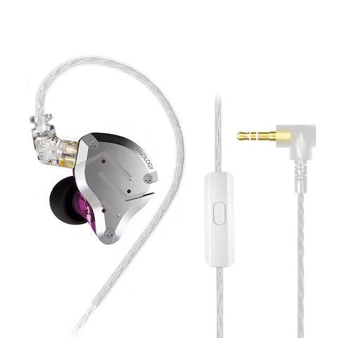 ConceptKart KZ ZS10 Pro Wired IEM Purple with mic