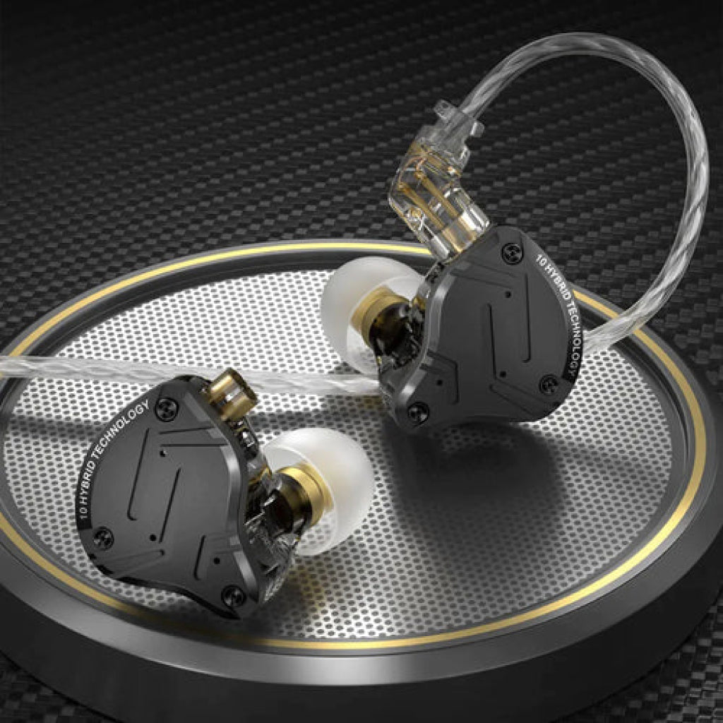 KZ ZS10 Pro X Wired IEM + AUDIOCULAR D10 Type C DAC Dongle