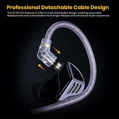 KZ ZVX Pro IEM detachable Cable