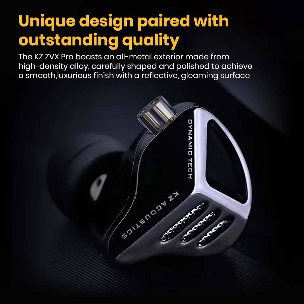 KZ ZVX Pro Inner Magnetic Dynamic Driver IEM – Concept Kart