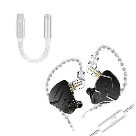 KZ ZSN Pro X IEM + AUDIOCULAR D10 Portable DAC Dongle