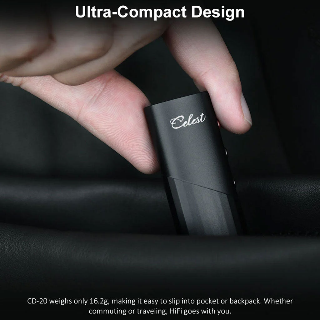 KINERA Celest CD-20 ES9039Q2M Portable DAC & AMP – Concept Kart