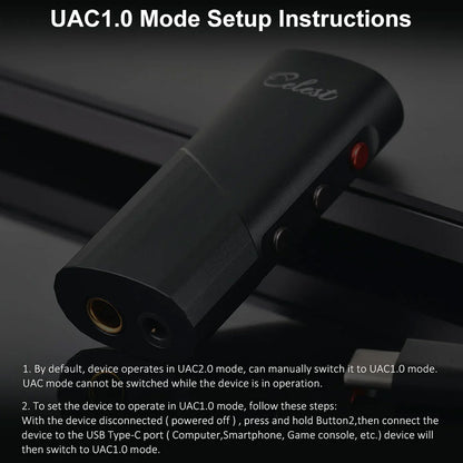 Kinera Celest CD-20 DAC AMP UAC1.0 Mode Setup