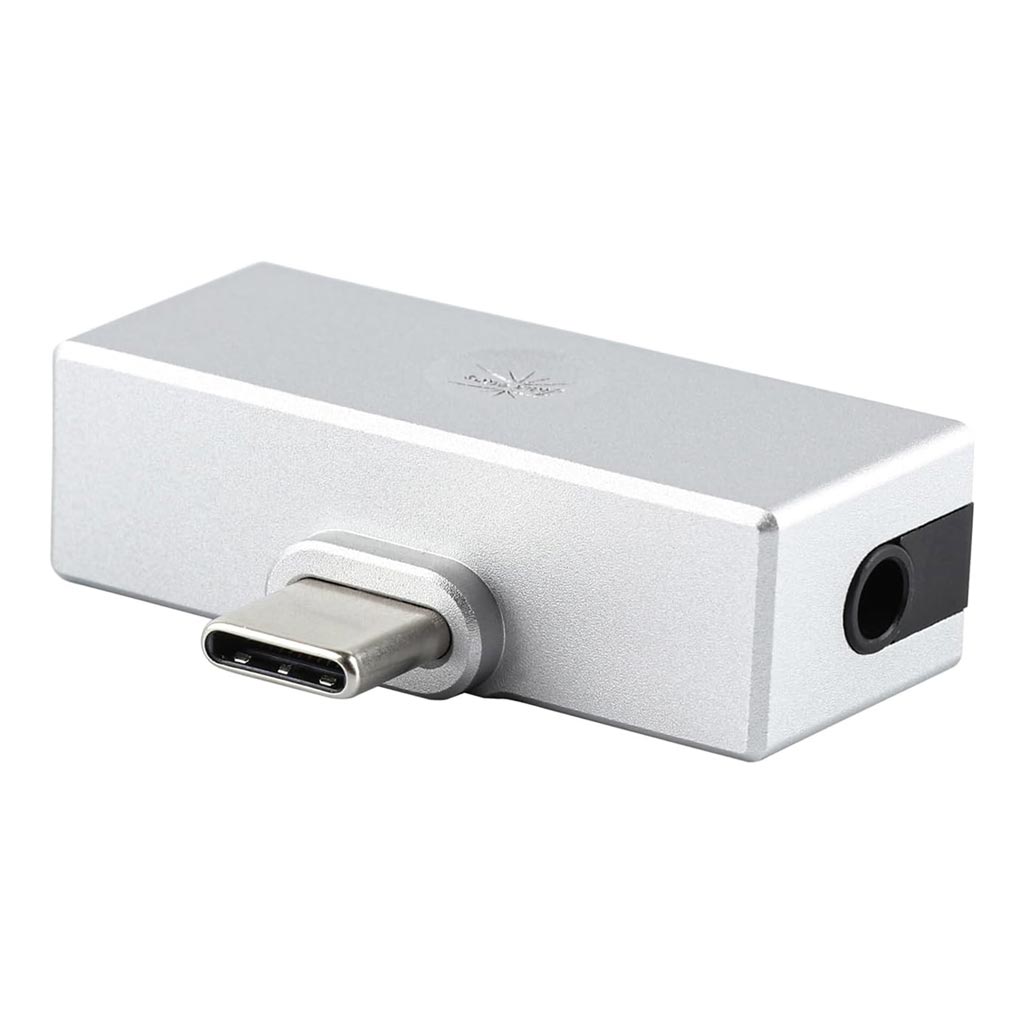Kiwi Ears Allegro Mini Portable DAC & Amp Silver Front Photo