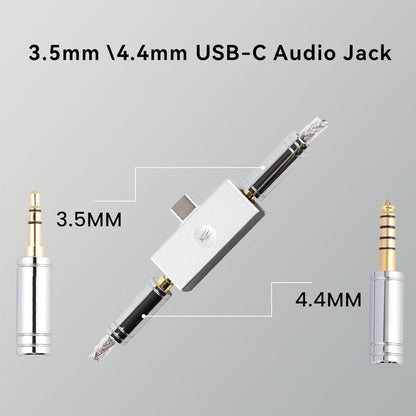 Kiwi Ears Allegro Mini Portable DAC & Amp support 3.5mm and 4.5mm with Type-C Interface