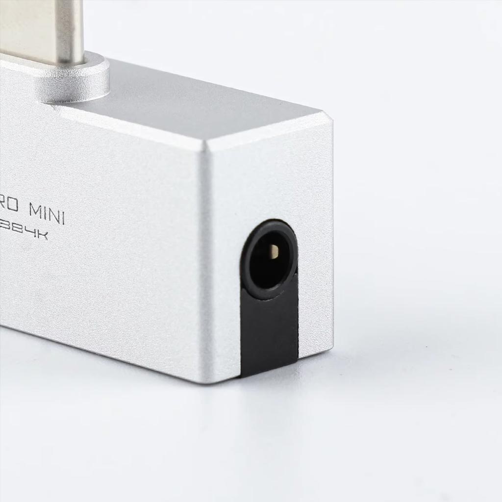 Kiwi Ears Allegro Mini Portable DAC & Amp Silver 3.5mm Jack