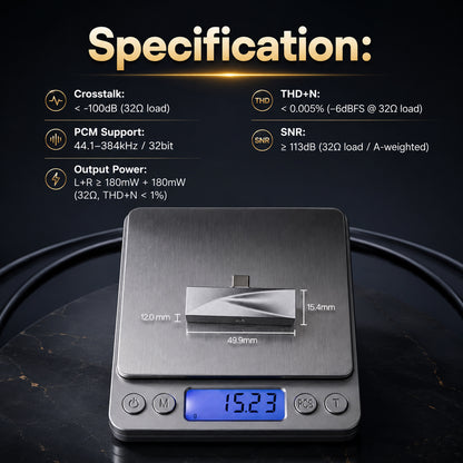 Kiwi Ears - Allegro BAL Upgraded Mini USB-C DAC/AMP