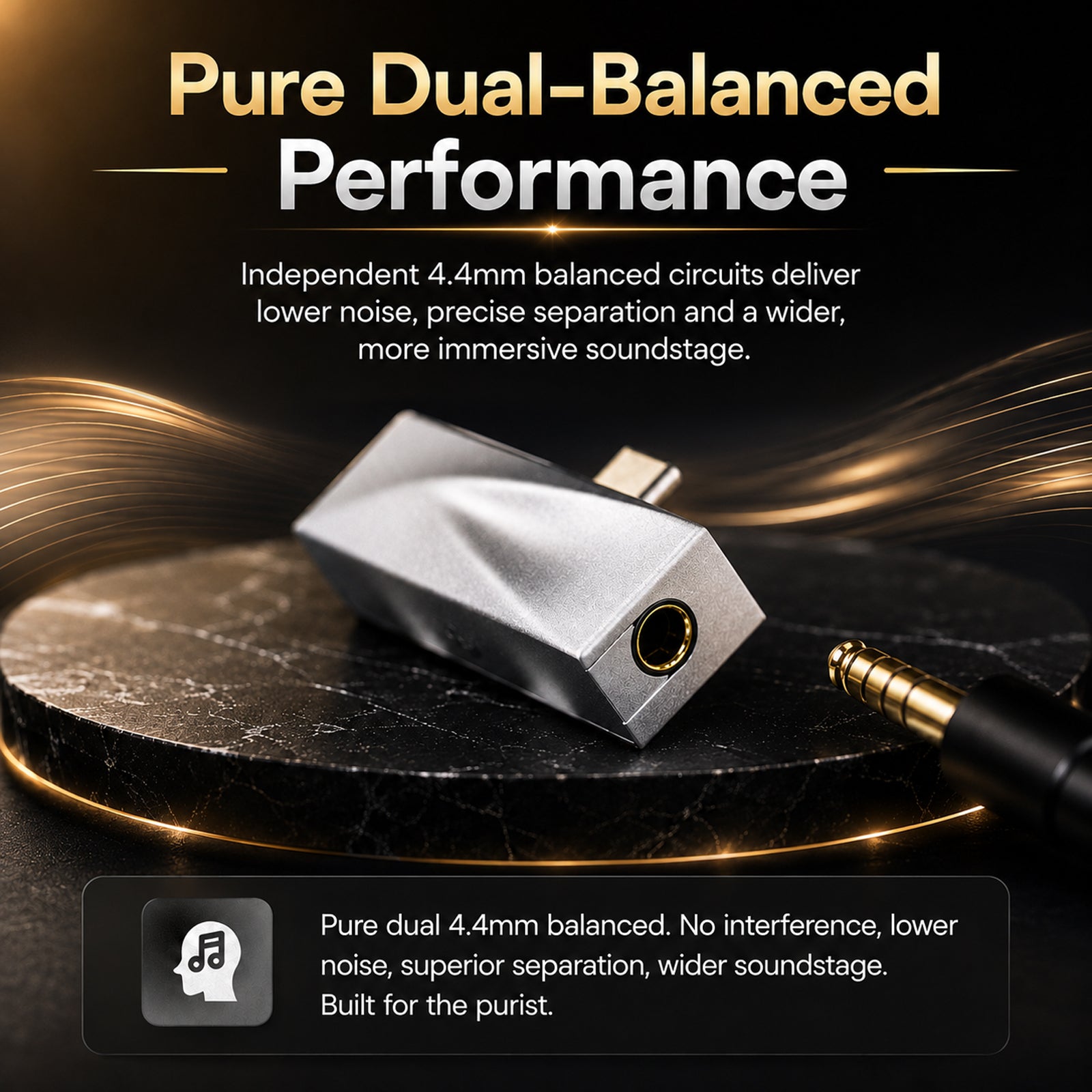 Kiwi Ears - Allegro BAL Upgraded Mini USB-C DAC/AMP
