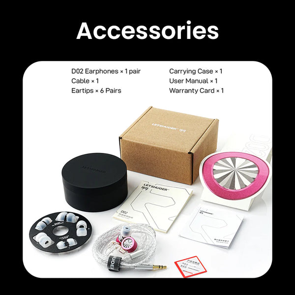 LETSHUOER - D02 Dynamic Driver IEM - 10