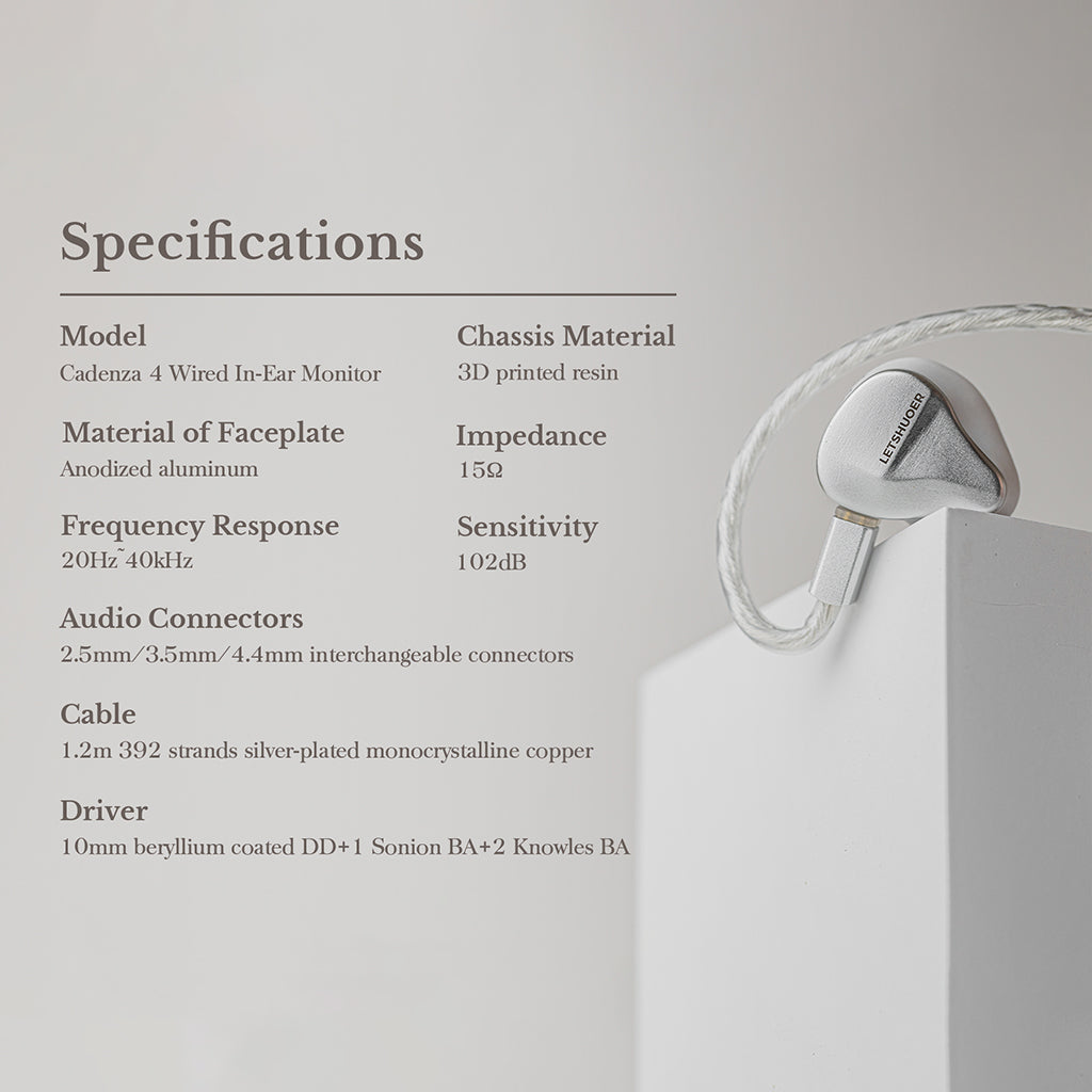 LETSHUOER CADENZA 4 HYBRID IEM | Concept Kart