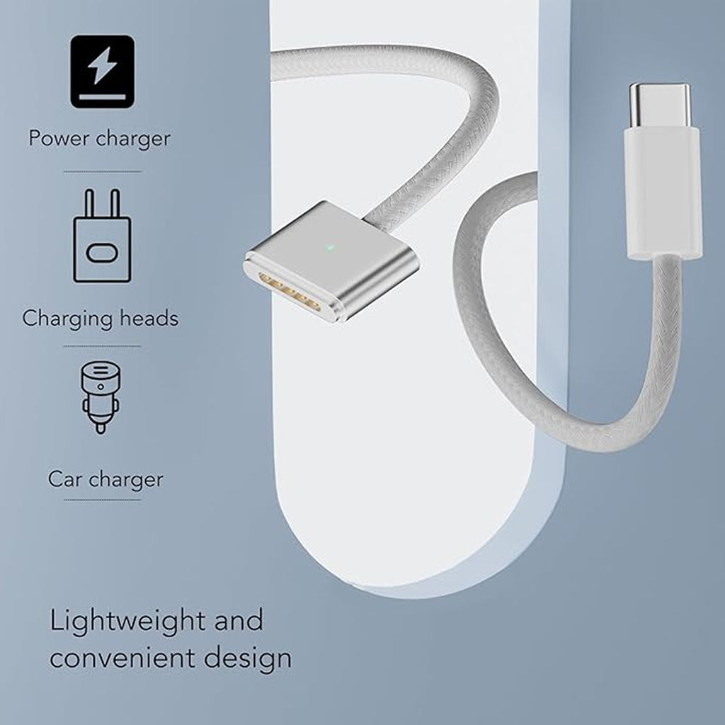 TECPHILE - USB-C to MagSafe 3 PD Charging Cable For Mac