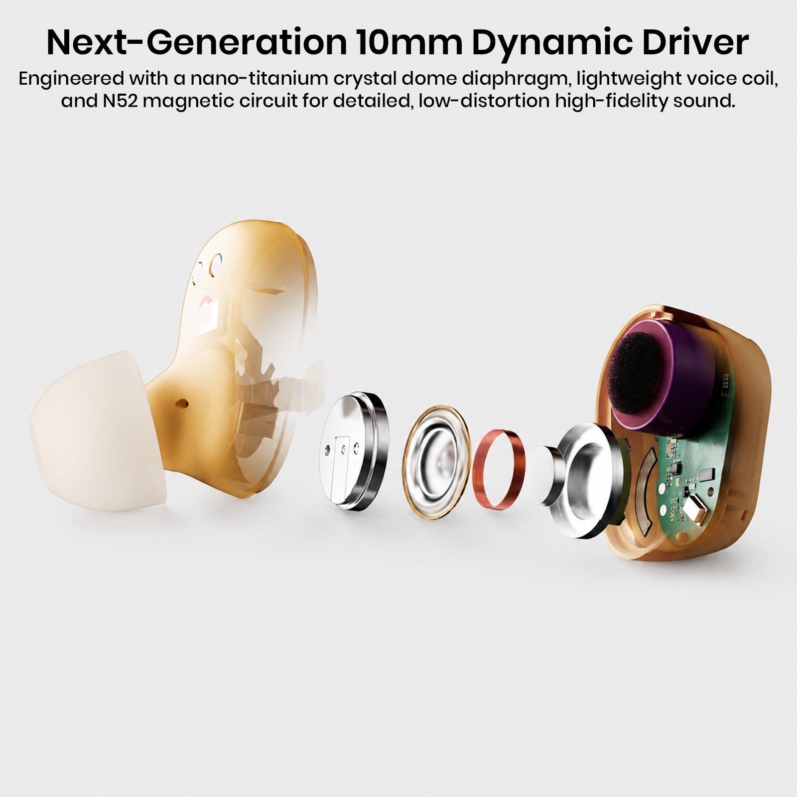 MOONDROP - Pudding 10mm Dynamic Driver TWS Earbuds