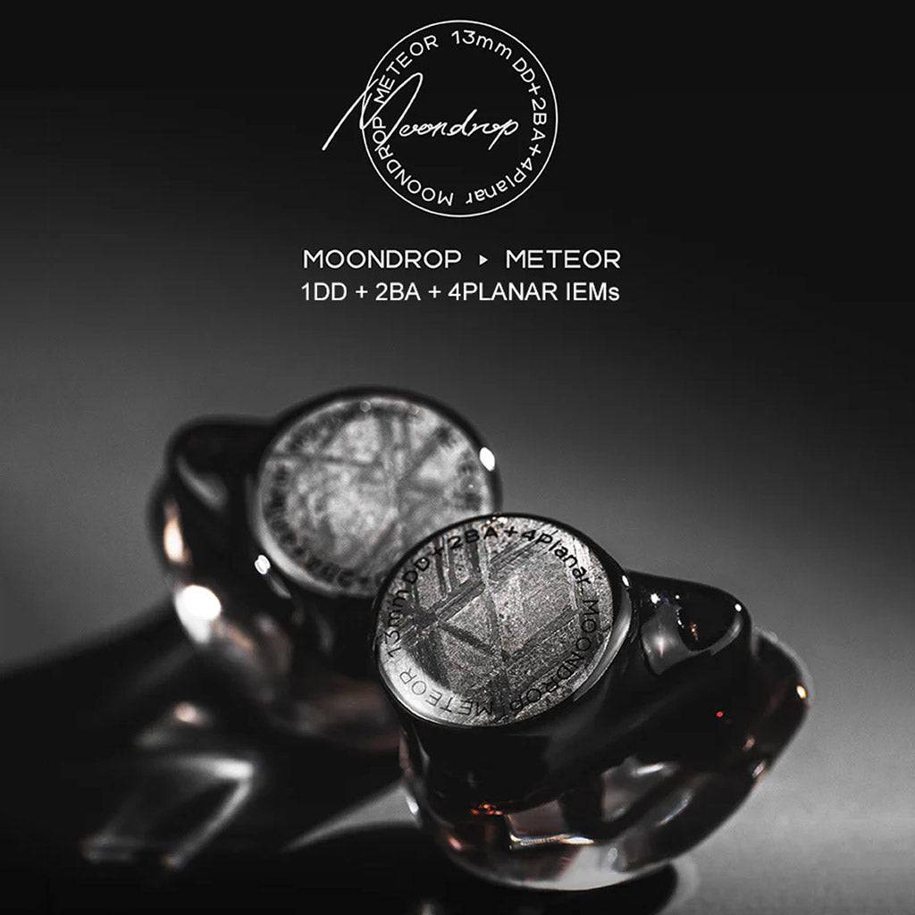 Moondrop Meteor IEM Black 0.78mm No Mic 1dd+2ba+4planar