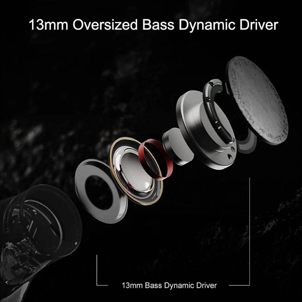 Moondrop Meteor IEM Black 0.78mm No Mic 13mm dyanmic driver
