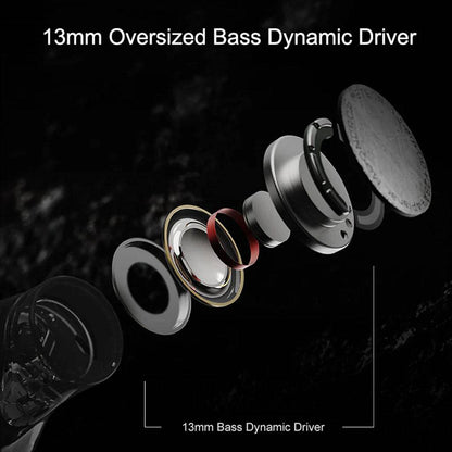 Moondrop Meteor IEM Black 0.78mm No Mic 13mm dyanmic driver