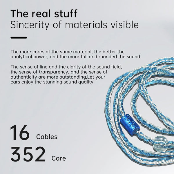 ND - D3 Silver Plated Modular Upgrade Cable for IEM - 7