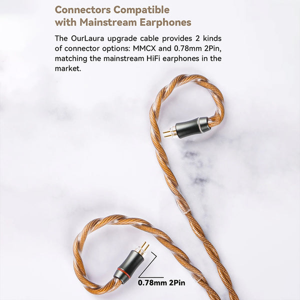 NiceHCK - OurLaura 16.6AWG Upgrade Cable For IEMs - 14