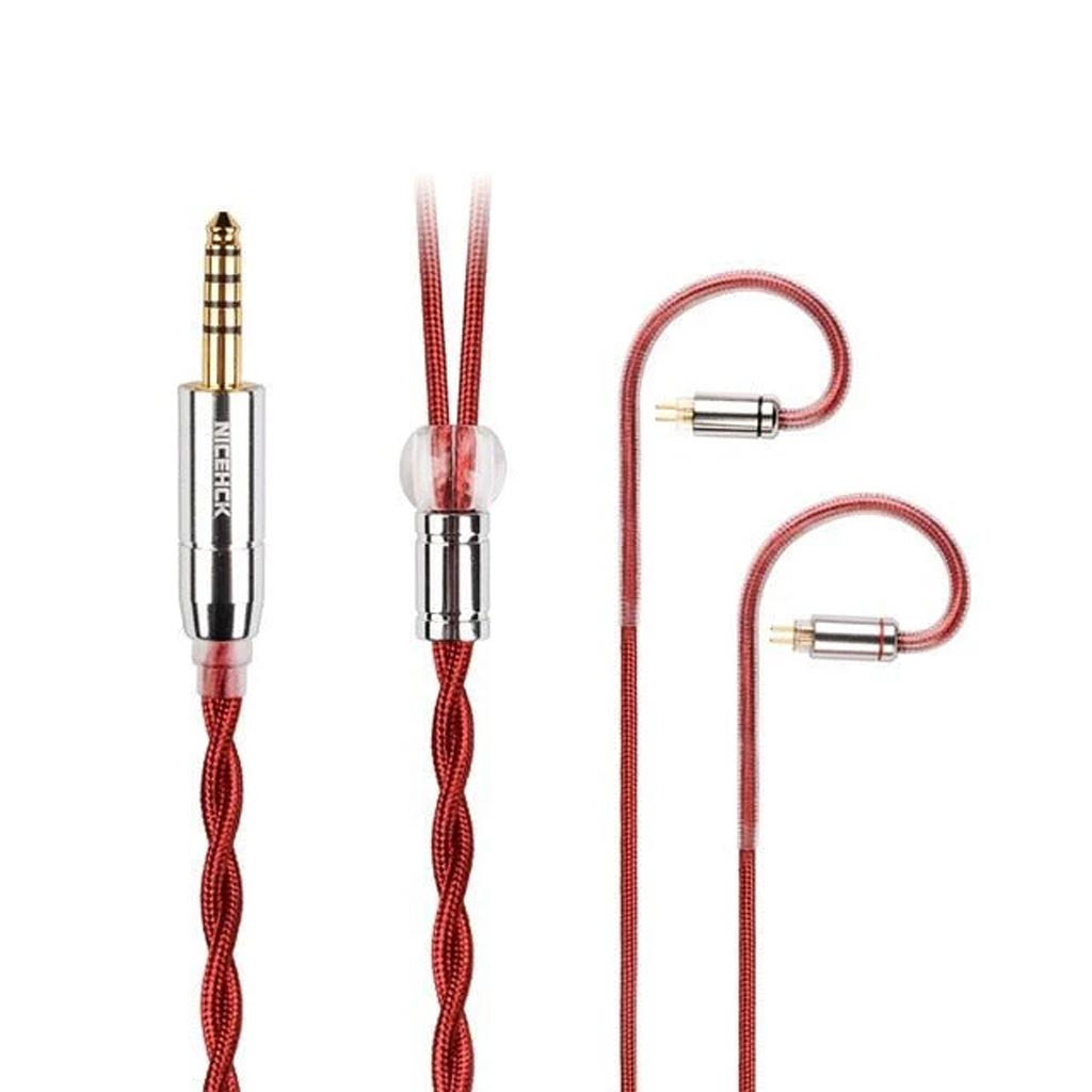 NICEHCK RedAg 4N Pure Silver Upgrade Cable for IEM