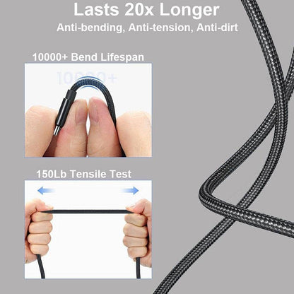 TECPHILE - 100WType-C PD Fast Charging Cable For Acer Laptop