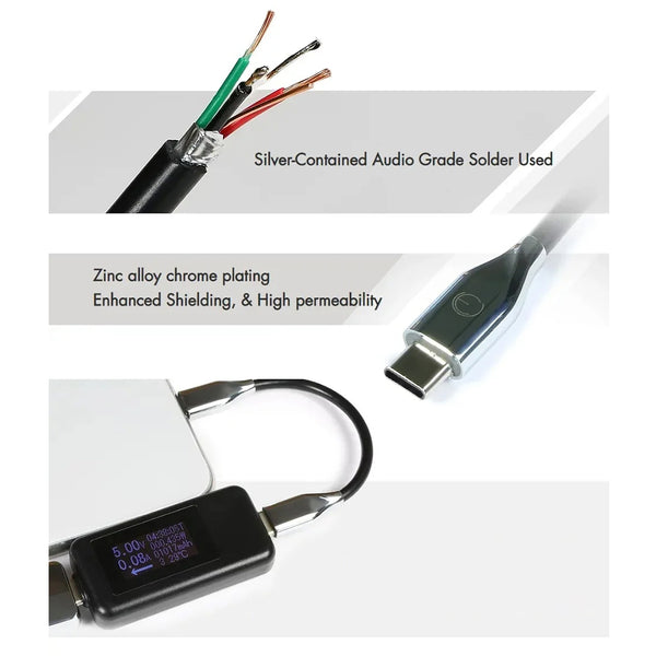 OEAudio OEOTG Type C to Type C Digital Audio Cable - 7