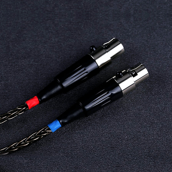 OPENHEART - Titanium 16 Core Mini XLR Headphone Cable for Audeze - 3
