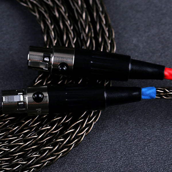 OPENHEART - Titanium 16 Core Mini XLR Headphone Cable for Audeze - 5