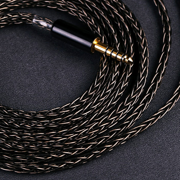 OPENHEART - Titanium 16 Core Mini XLR Headphone Cable for Audeze - 24