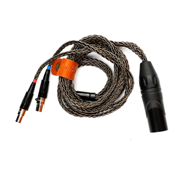 OPENHEART - Titanium 16 Core Mini XLR Headphone Cable for Audeze - 36