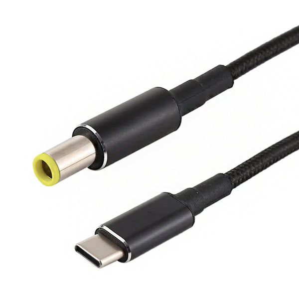 TECPHILE 100W PD Charging Nylon Cable for Lenovo Laptop - 13