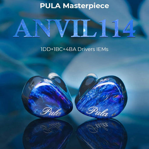 PULA ANVIL114 Tribird Driver IEM Blue