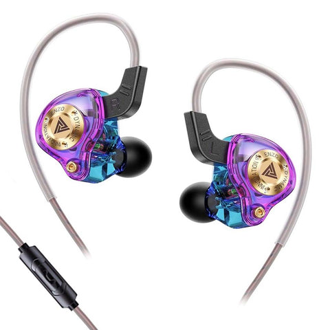 Buy purple QKZ- ENZO Wired IEM With Mic