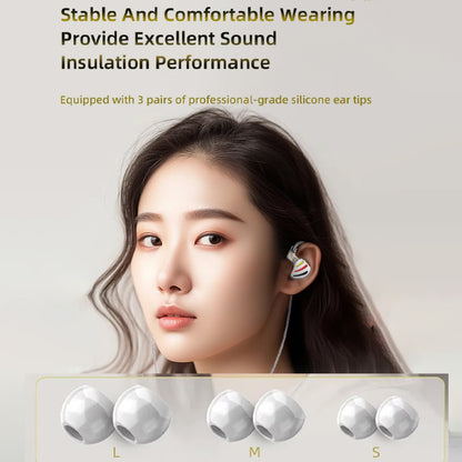 Concept Kart  QKZ ODIN Dynamic Driver IEM 3 Pair Silicone Eartips