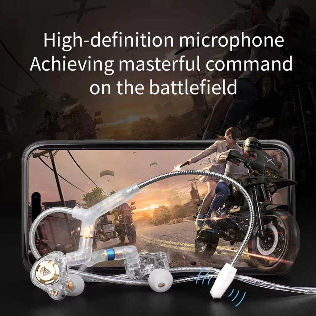 Concept Kart QKZ Q7 Max Upgrade Cable For IEM High definition Microphone