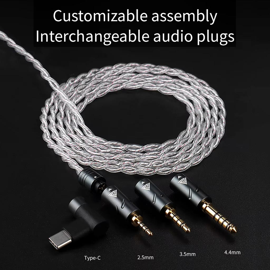 Concept Kart QKZ Q7 Max Upgrade Cable For IEM interchargeable Audio Plugs