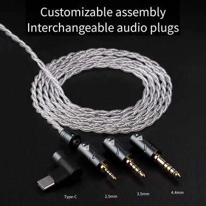 Concept Kart QKZ Q7 Max Upgrade Cable For IEM interchargeable Audio Plugs