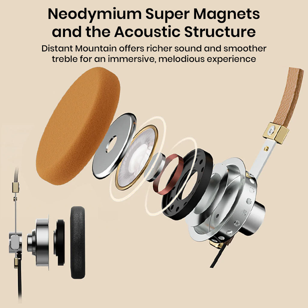 ROSESELSA Distant Mountian Headphone Neodymium