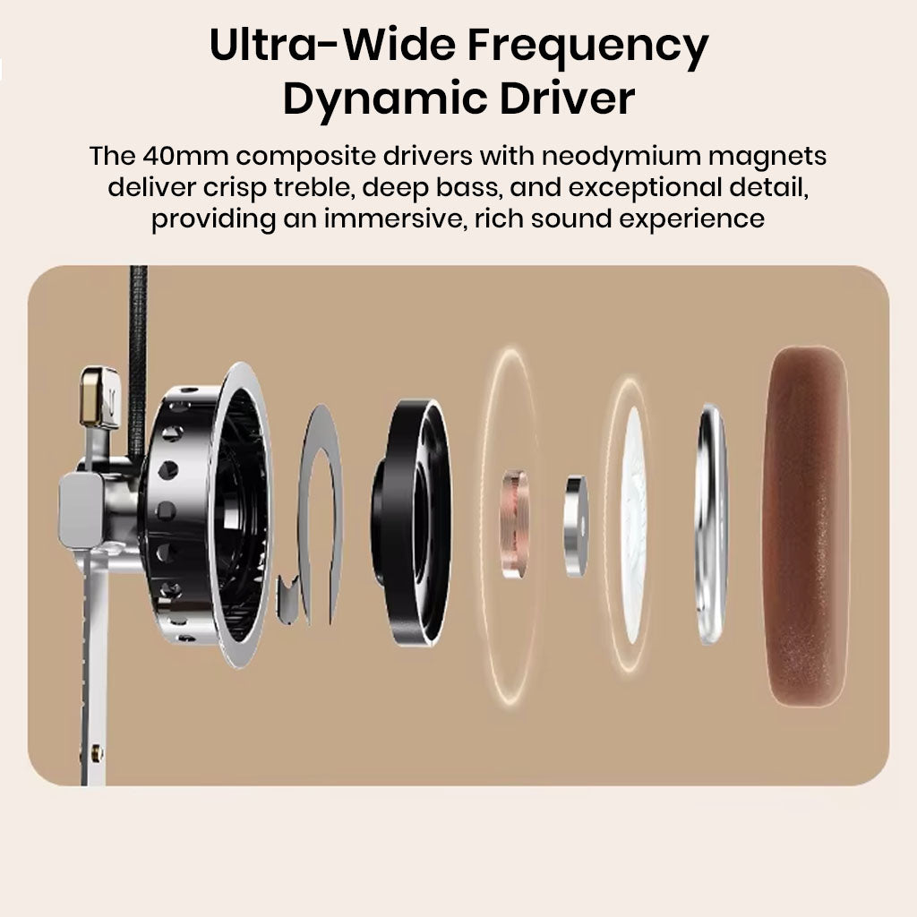 ROSESELSA Distant Mountian Headphone Ultra wide frequency