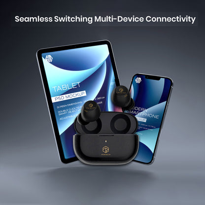 Roseselsa CeramicsX earbuds black multi-device connectivity