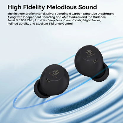 Roseselsa CeramicsX earbuds black Hi-Fi Sound
