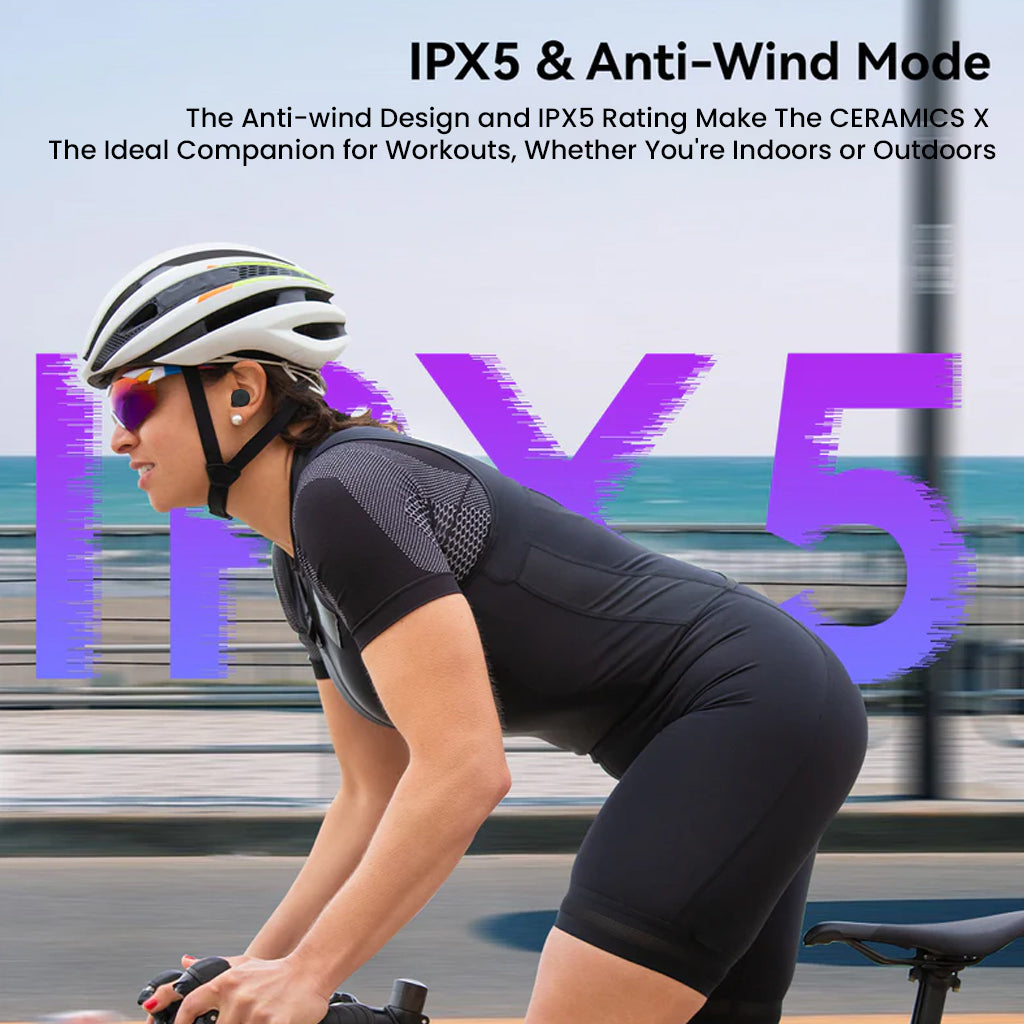 Roseselsa CeramicsX earbuds black IPX5 