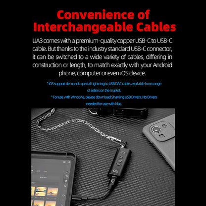 SHANLING - UA3 Portable USB DAC & Amp