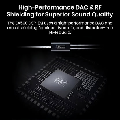 SIMGOT EA500 DSP IEM in Built DAC