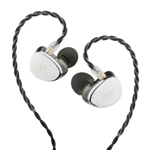 SIMGOT EG280 Hybrid IEM with dual-driver design and braided cable, ideal for Hi-Fi gaming and immersive audio performance.
