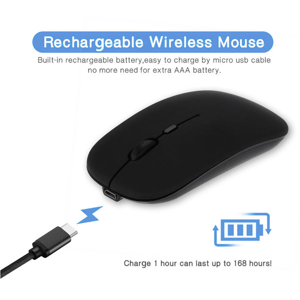 TECPHILE - SM01 Dual Mode Wireless Mouse (Bluetooth + USB) - 20