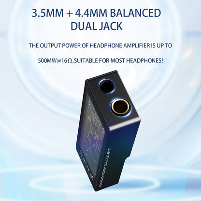 SMSL D10 Portable DAC & Amp 3.5mm + 4.4mm Dual JACk
