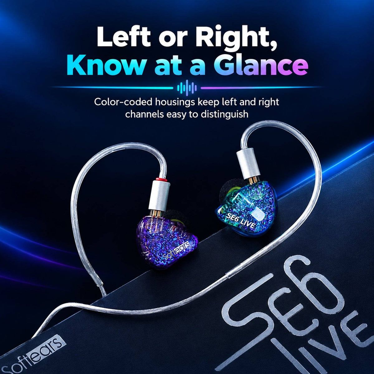 SOFTEARS - SE6 Live 6 Balanced Armature Driver IEMs