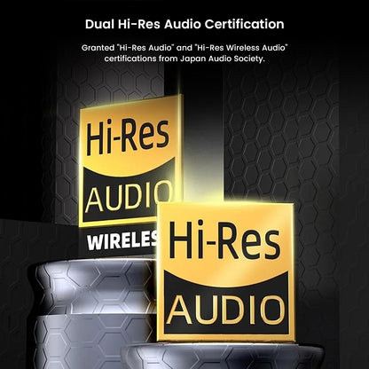 Hi-Res Audio and Hi-Res Wireless Audio certified Shanling CD80II CD Player, approved by Japan Audio Society for premium sound quality.